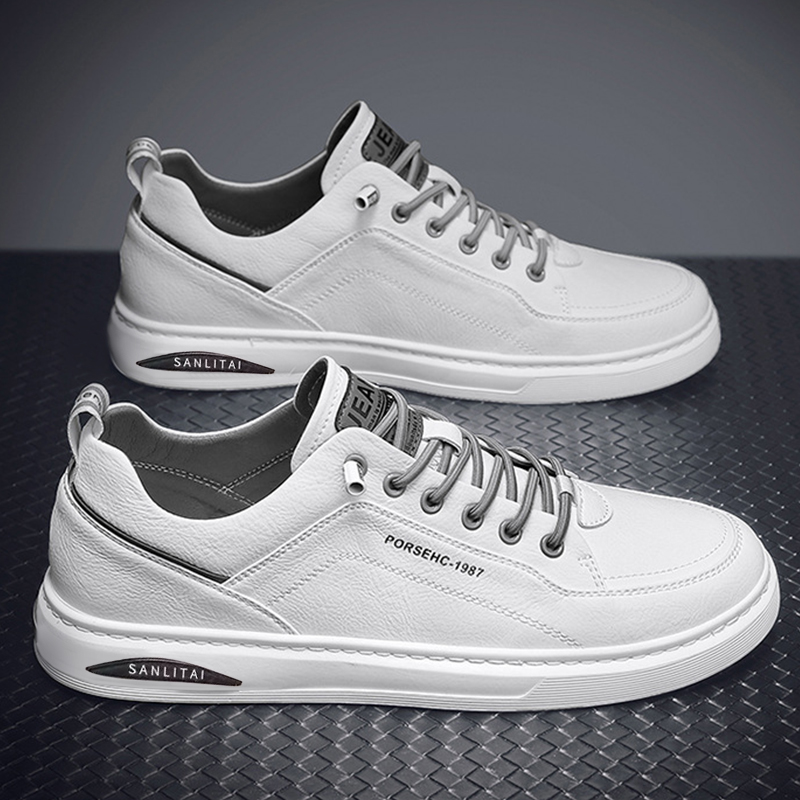 新款特大码男鞋45m休闲小白鞋46运动板鞋加大号47脚宽鞋子男48