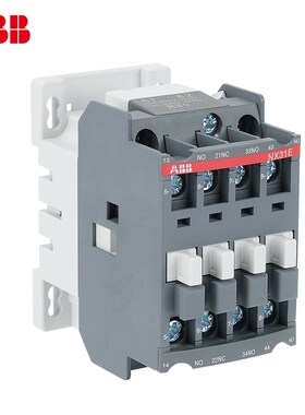 ABB中间继电器NX22E NX31E 40E AC220/110/24V交流接触器式继电器
