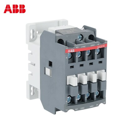 ABB中间继电器NX22E NX31E 40E AC220/110/24V交流接触器式继电器