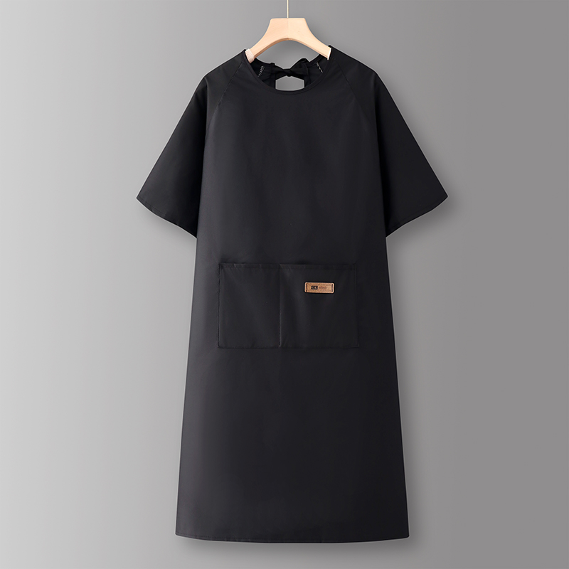 半袖罩衣防水防油围裙家用厨房韩式z2023新款网红洋气定制logo印