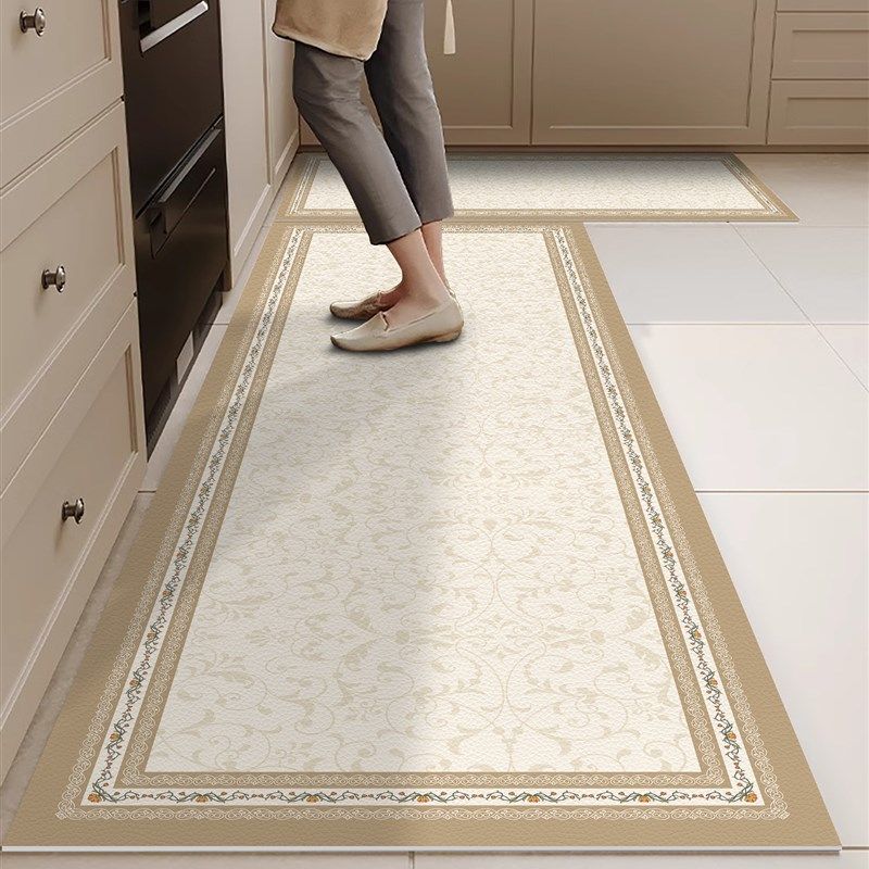 科技皮厨房门口地垫吸油可擦洗免洗脚垫防滑防油地毯吸水皮革垫子,居家布艺,厨房地垫,淘宝优惠券,粉丝福利购,淘宝优惠卷