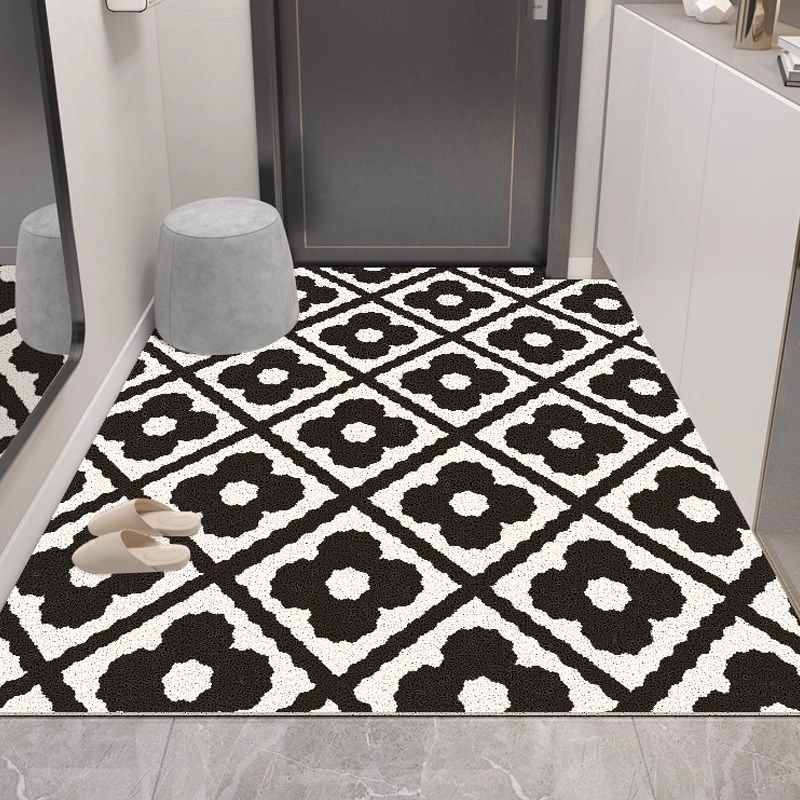 入户门地垫新款2024轻奢现代高级感玄关丝圈脚垫防滑耐脏天津地毯,居家布艺,入户地垫,淘宝优惠券,粉丝福利购,淘宝优惠卷