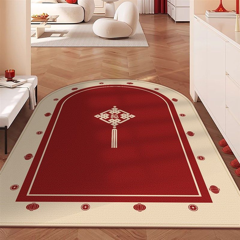 出入平安地垫入户门垫红色喜庆乔迁脚垫门口地毯进门家用耐脏防滑,居家布艺,入户地垫,淘宝优惠券,粉丝福利购,淘宝优惠卷