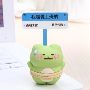 上班发疯狂办公室桌面摆件女生工位装饰品打工人情绪管理稳定神器