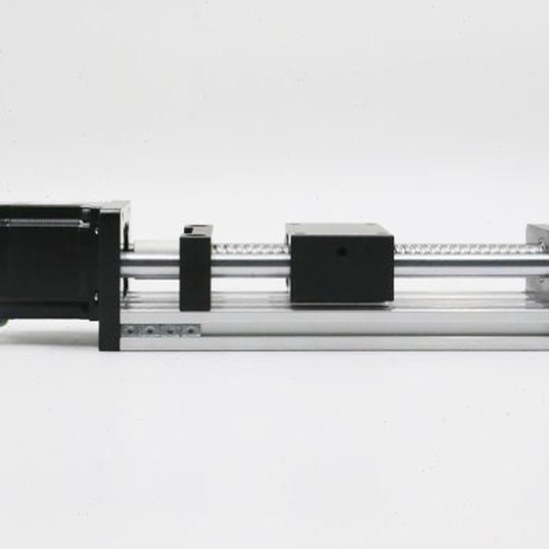 双光轴滚珠丝杆滑台直线精密导轨十字丝杆数控模组滑轨工作台