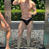 Men 莫代尔性感提臀亲肤透气U凸大囊袋 男三角内裤 underwear pump