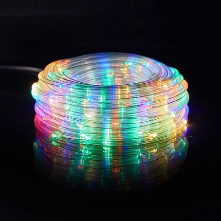 太阳能管子灯户外防水庭院护栏扶手皮线led灯带景观树灯彩灯闪灯