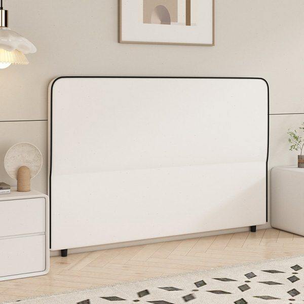 床头实木软包科技布靠背现代简约双人家用靠背板2024新款床头单买