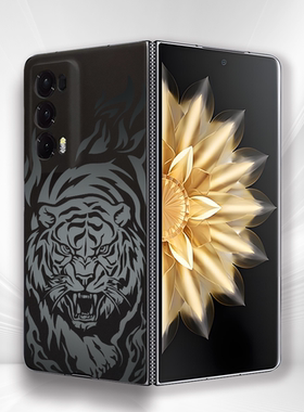 适用荣耀MagicV2/V3轻薄折叠屏手机壳磁吸V2至臻版裸机感后盖虎虎生威防摔HonorMagicV5/VS3高级感时尚硬壳