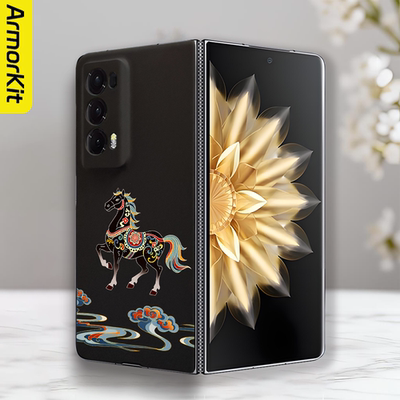 适用荣耀MagicV2/V3轻薄折叠屏手机壳磁吸V2至臻版裸机感后盖敦煌福马防摔HonorMagicV5/VS3高级感时尚硬壳