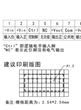 WRA1205S-3WR2 WRA1203 1209 1212 1215 1224S-3WR2 3W隔离电源