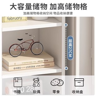 书架落地置物架客厅靠墙简易书柜收纳架J家用多层储物架儿童书柜