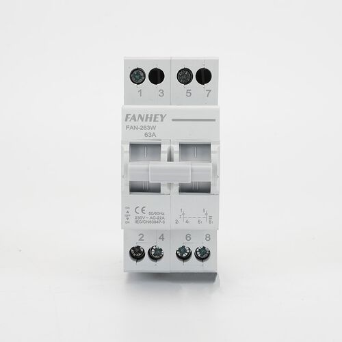 双向双电源手动自动转换切换空气开关联互锁断路器1P2P32A63A220v