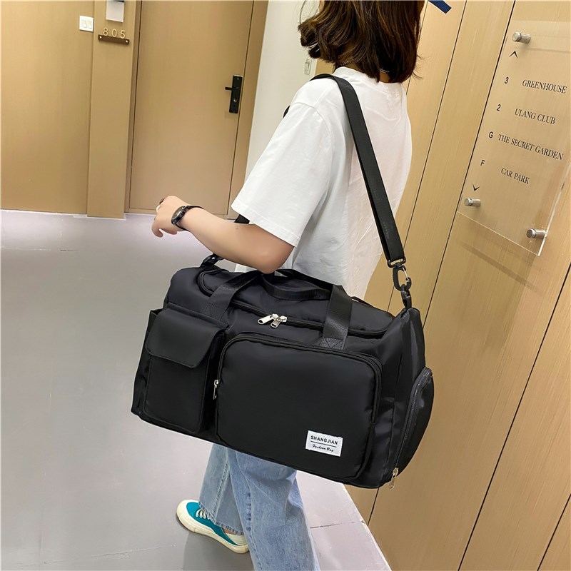 旅行包女短途轻便大容量行李袋手提旅游收纳男P士健身行李箱附加
