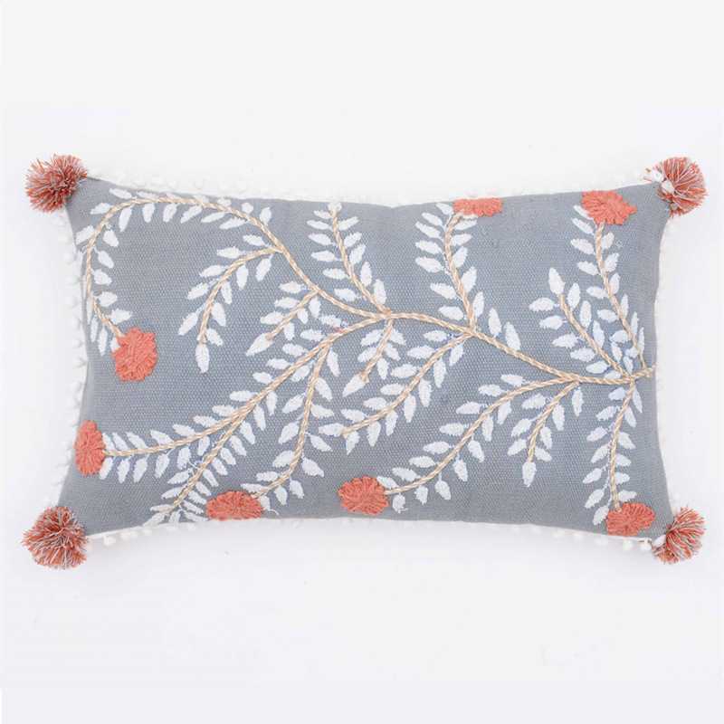 北欧ins 印度进口手工编织抱枕 摩洛哥风格流苏靠枕靠垫 民宿软装