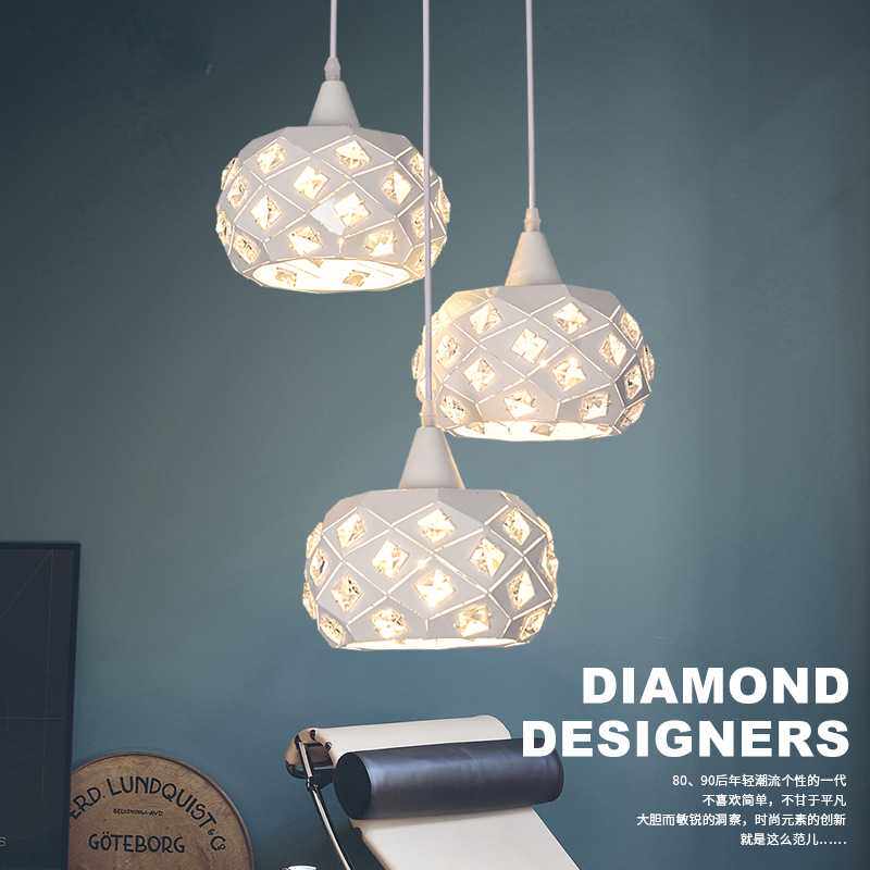 2023北欧餐厅吊灯三头饭厅餐桌灯火锅店装饰灯具新款现代简约灯饰