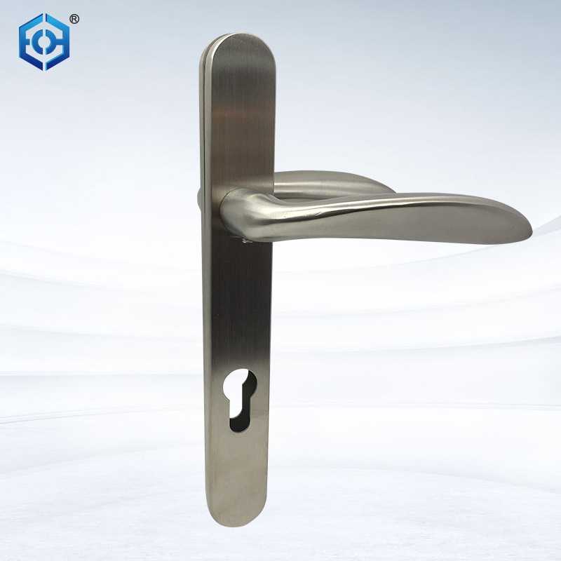 家用通用型锁具锁芯大铁门锁手柄不锈钢防盗门锁套装木门把手面板