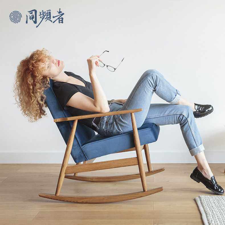 同实木木通摇摇现货者沙发通体频打磨躺椅北欧单人摇椅阳台现代白,电子元器件市场,其它元器件,淘宝优惠券,粉丝福利购,淘宝优惠卷