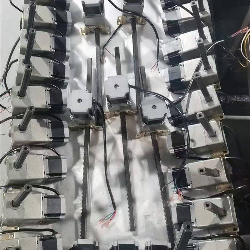 57/86步进直线减速推杆电机垂直升降水平齿条往复电动大扭矩调速