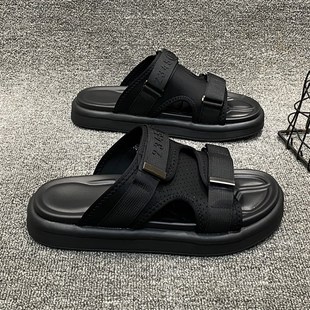 男2025夏季 外穿潮百搭一字凉拖男鞋 拖鞋 新款 软底男士 X轻便沙滩鞋