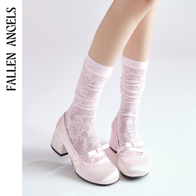【小众丝袜】法式甜美中筒小腿袜