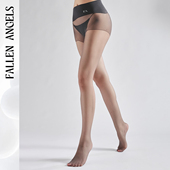 凡洛纪 腰无缝黑丝 内裤 FallenAngels 「遇见」格雷灰色丝袜女薄款