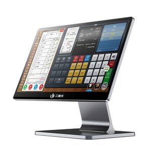 二维火收银机新款 机点单收银 一体机触摸屏超市便利店餐饮奶茶收款