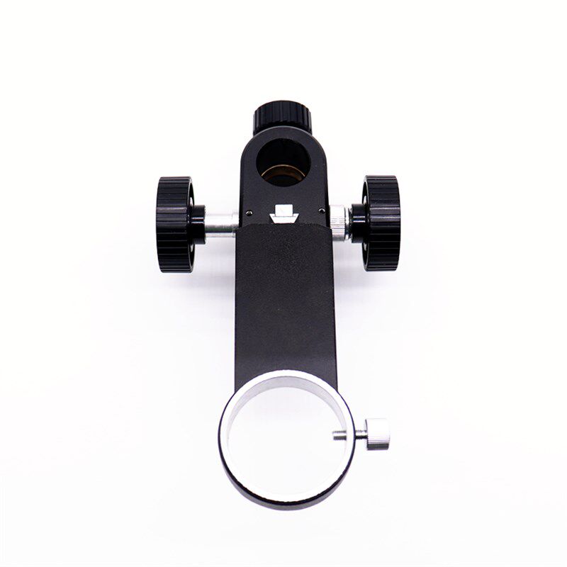 0745显微镜调焦支架 金属升降调焦机构 50MM直径10A显微镜头托架