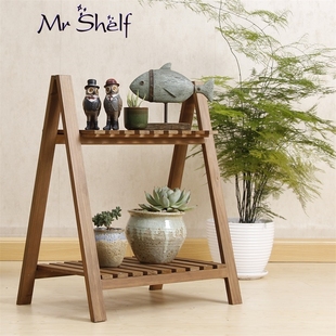 架子先生架子绿萝吊兰架卧室客厅多层新款实木多肉架