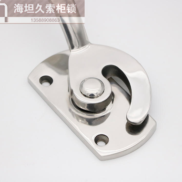 304不锈钢拉手锁机械设备密封箱冷冻库迫紧密闭门把手 PL029