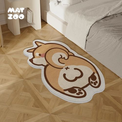 卡通爱卧室少女心柔软毛绒地毯儿童床边毯衣帽间客厅长条飘窗毯