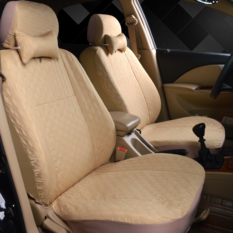 起亚K2K3g福瑞迪赛拉图锐欧千里马汽车座套坐垫套全包亚麻四季通