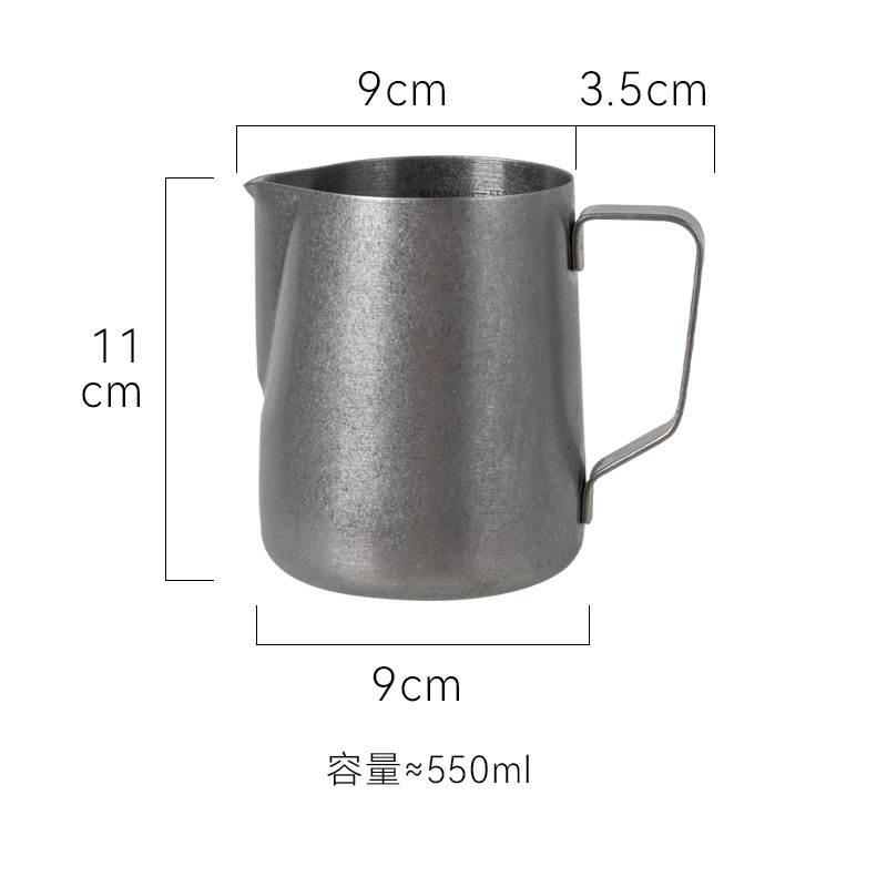 复古做旧内刻度拉花杯缸打奶泡杯尖嘴304不锈钢咖啡器具可明火,餐饮具,拉花缸/拉花杯/打奶缸,淘宝优惠券,粉丝福利购,淘宝优惠卷