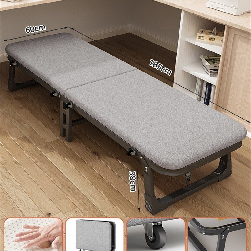 折叠床午休单人办公室午睡神器家用陪护躺椅简易便携硬板床行军床,住宅家具,可折叠床,淘宝优惠券,粉丝福利购,淘宝优惠卷
