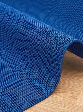 户外门口网格镂空漏水地胶tPVC防滑地垫 卫生间浴室塑料防水地毯