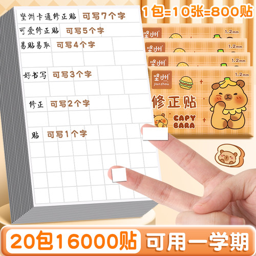 修正贴卡通公主小学生用