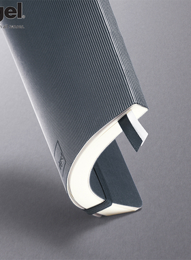 德国igl ONU黑色竖纹软封  商务会议记录本笔记本子记事本横线方