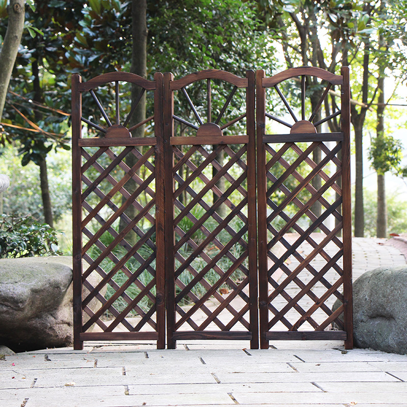 实木屏风网格攀爬架家居装饰防腐木田园复古屏风,住宅家具,折屏,淘宝优惠券,粉丝福利购,淘宝优惠卷