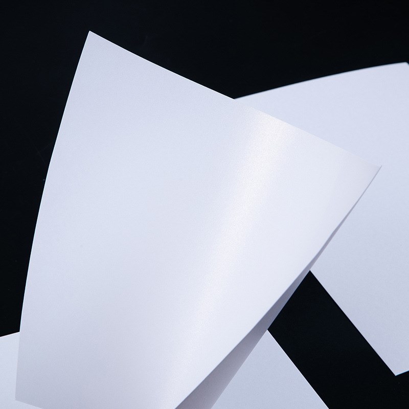 珠光纸A4A3 冰白珠光打印纸 闪光卡纸 名片O纸 封皮封面白色珠光