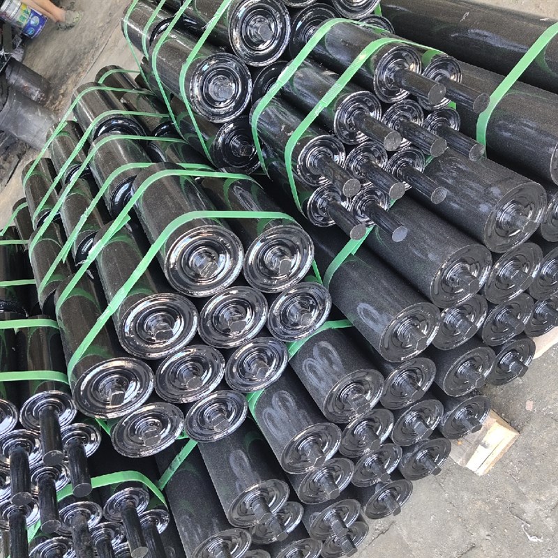 输送带托辊 滚筒支架输送机 槽型托辊组槽型托辊防尘缓冲托辊