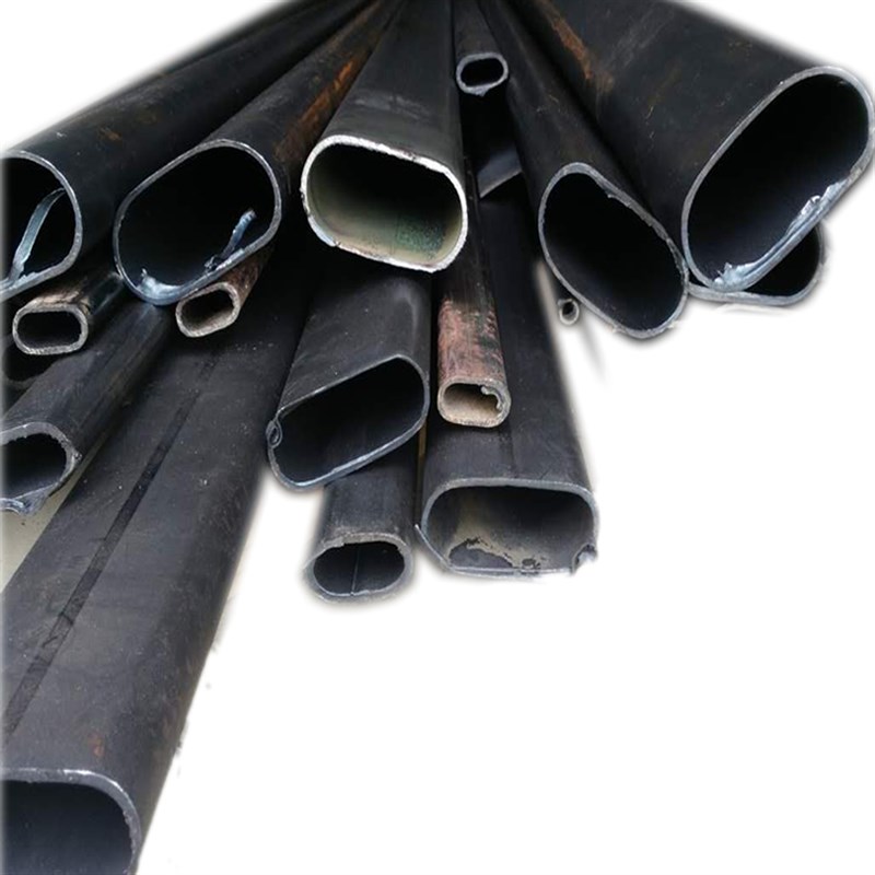 平椭圆管*100扶手铁管xmm扁椭圆钢管0*0护栏管家具管扁管