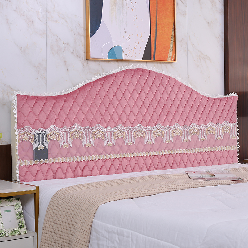 定制欧式床头罩套2022新款半圆弧形简约大方不规则异形全包防尘罩