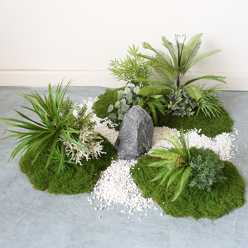 仿真绿植假苔藓造景装饰微景观室内软装仿生植物花艺场景摆件