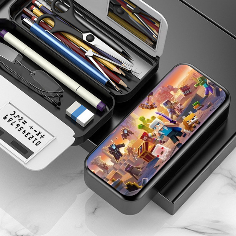 我的世界方块人爱大容量笔袋女孩中小学生铅笔盒儿童卡通文具盒,文具电教/文化用品/商务用品,文具盒,淘宝优惠券,粉丝福利购,淘宝优惠卷