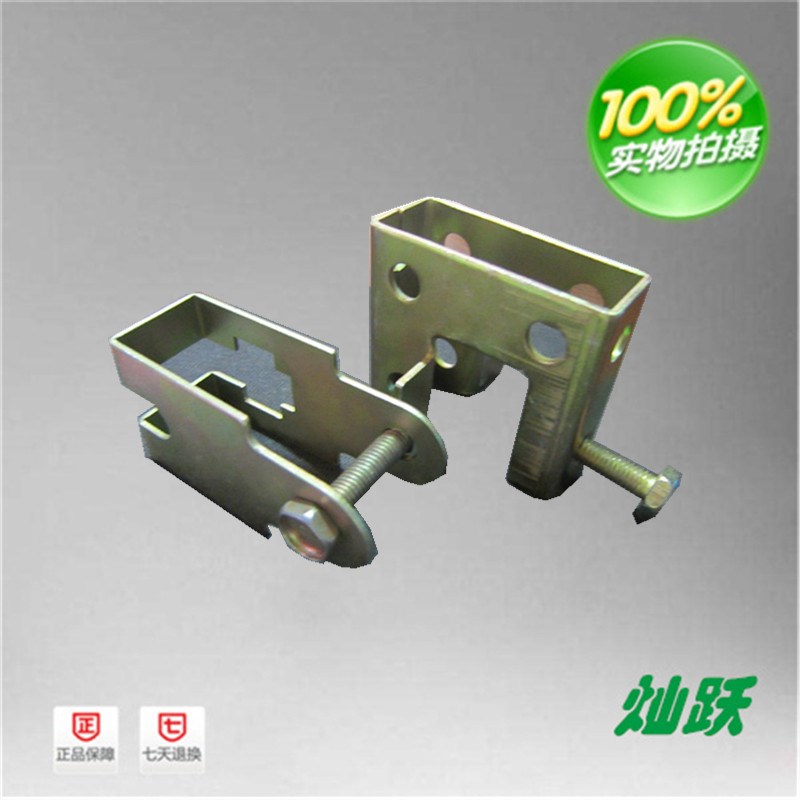 C型钢管卡槽钢管卡老虎牙老虎卡虎口夹重型万向吊卡老虎夹