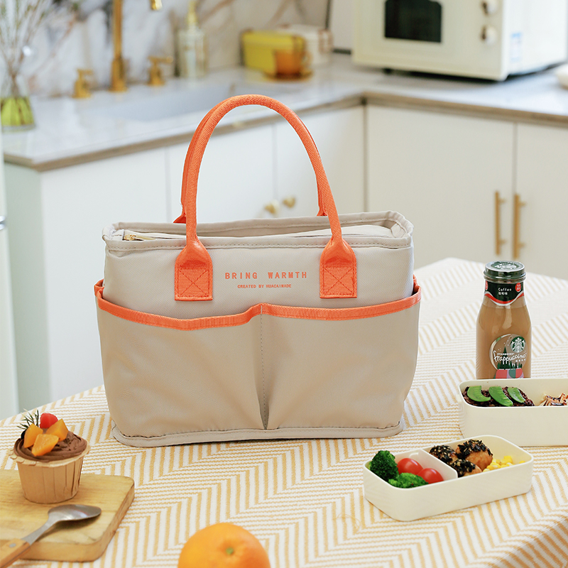 饭盒手提包铝箔加厚便当包大号带饭保温便当袋学生上班族装饭盒袋