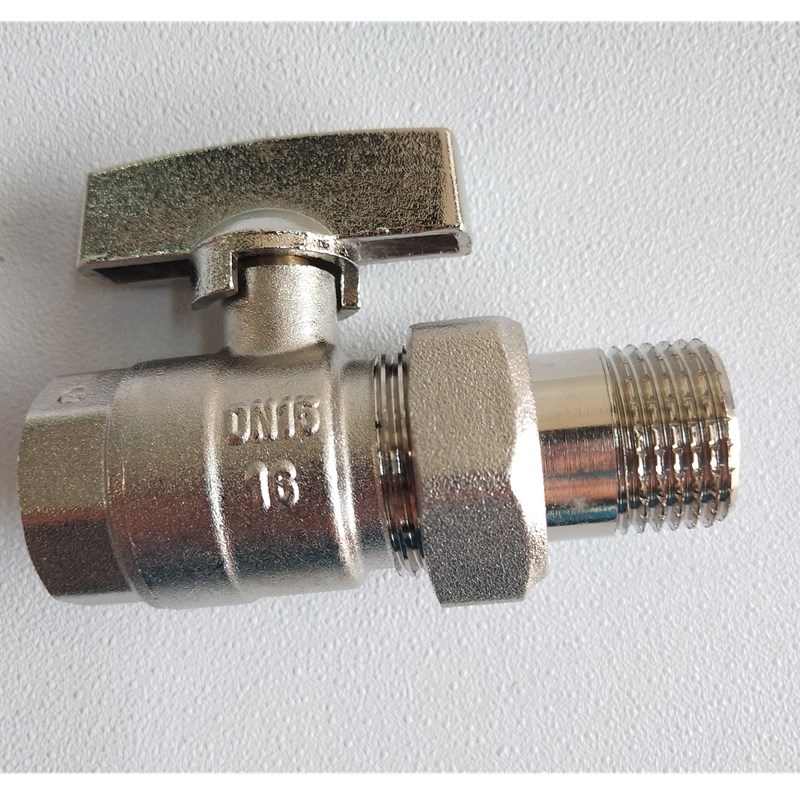 正品埃美柯278黄铜加厚内外丝活接球阀碟柄水阀DN20(6分)专卖店