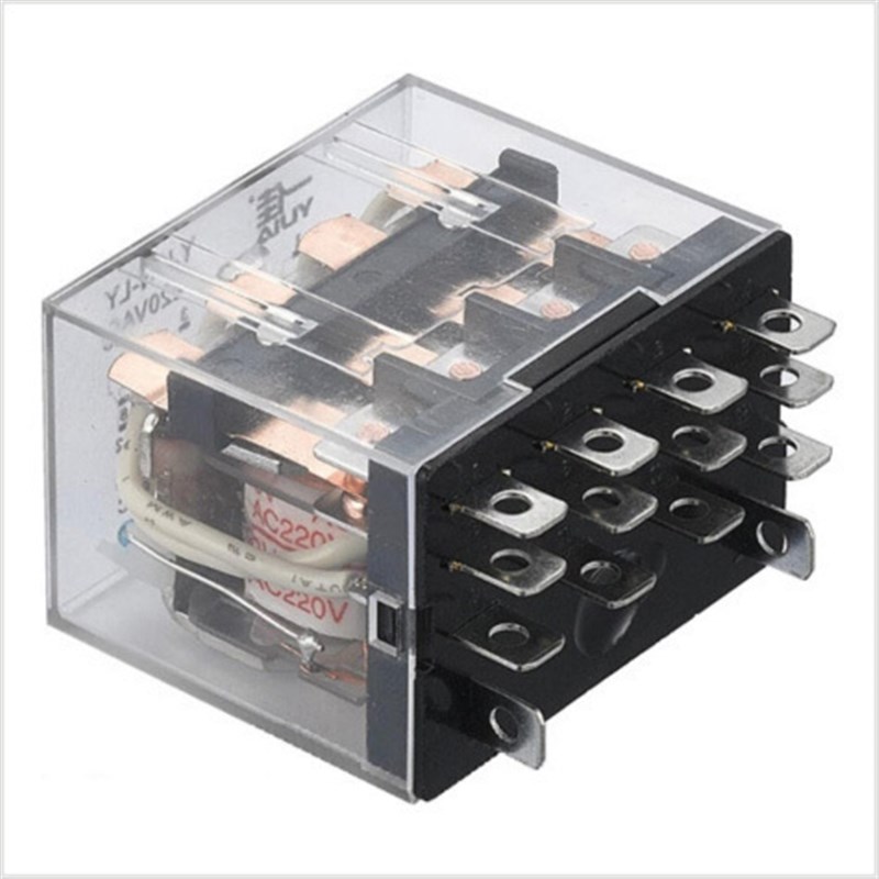 一佳大功率4组继电器(大14脚)YJ4N-LY 220V 24V 12V 10A
