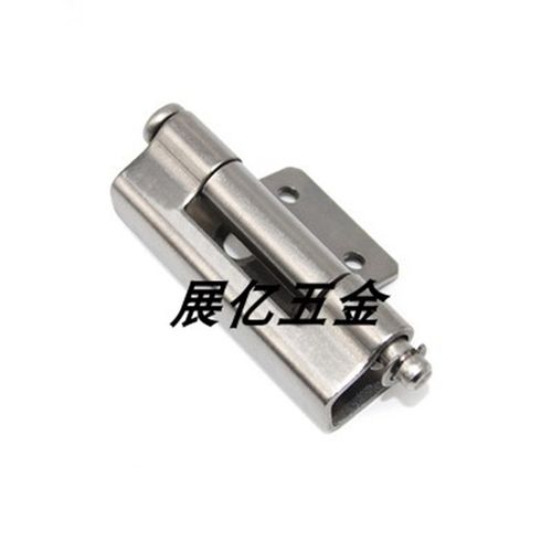 HT3163不锈钢304脱卸式折弯铰链带附件暗藏隐形柜门合页厂家直销