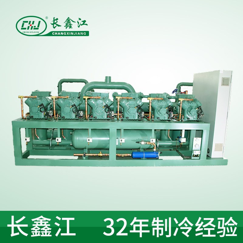 厂家直销活塞式并联制冷机组比泽尔压缩机工业高低温冷冻库设备